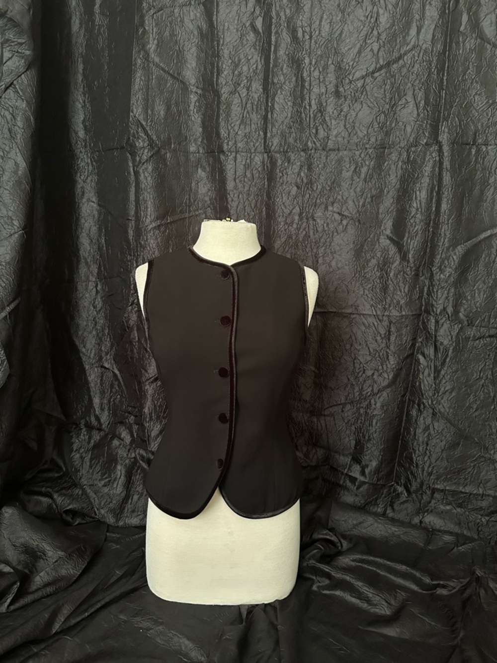 Christian Lacroix Black Sleeveless Vest Top